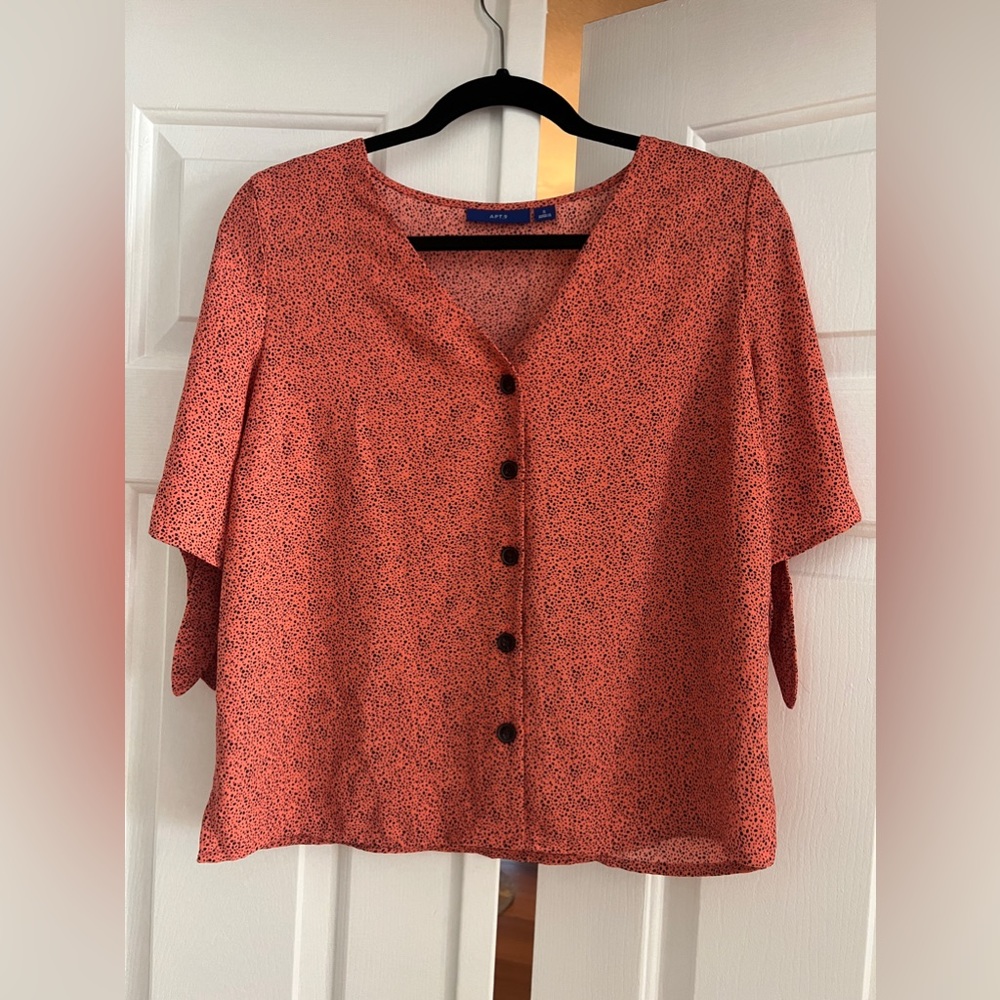 Apt 9 | Pink Button Down Bouse | Size S